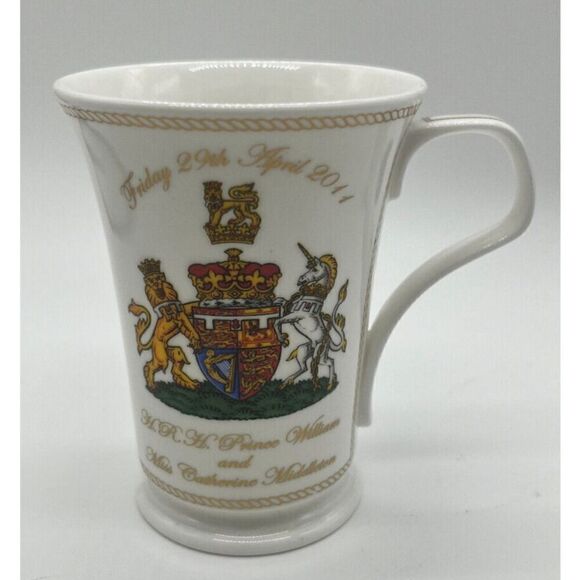 Dunoon H.R.H.Prince William Cate Middleton Wedding (2011)-Royal Collection Mug - Picture 1 of 6